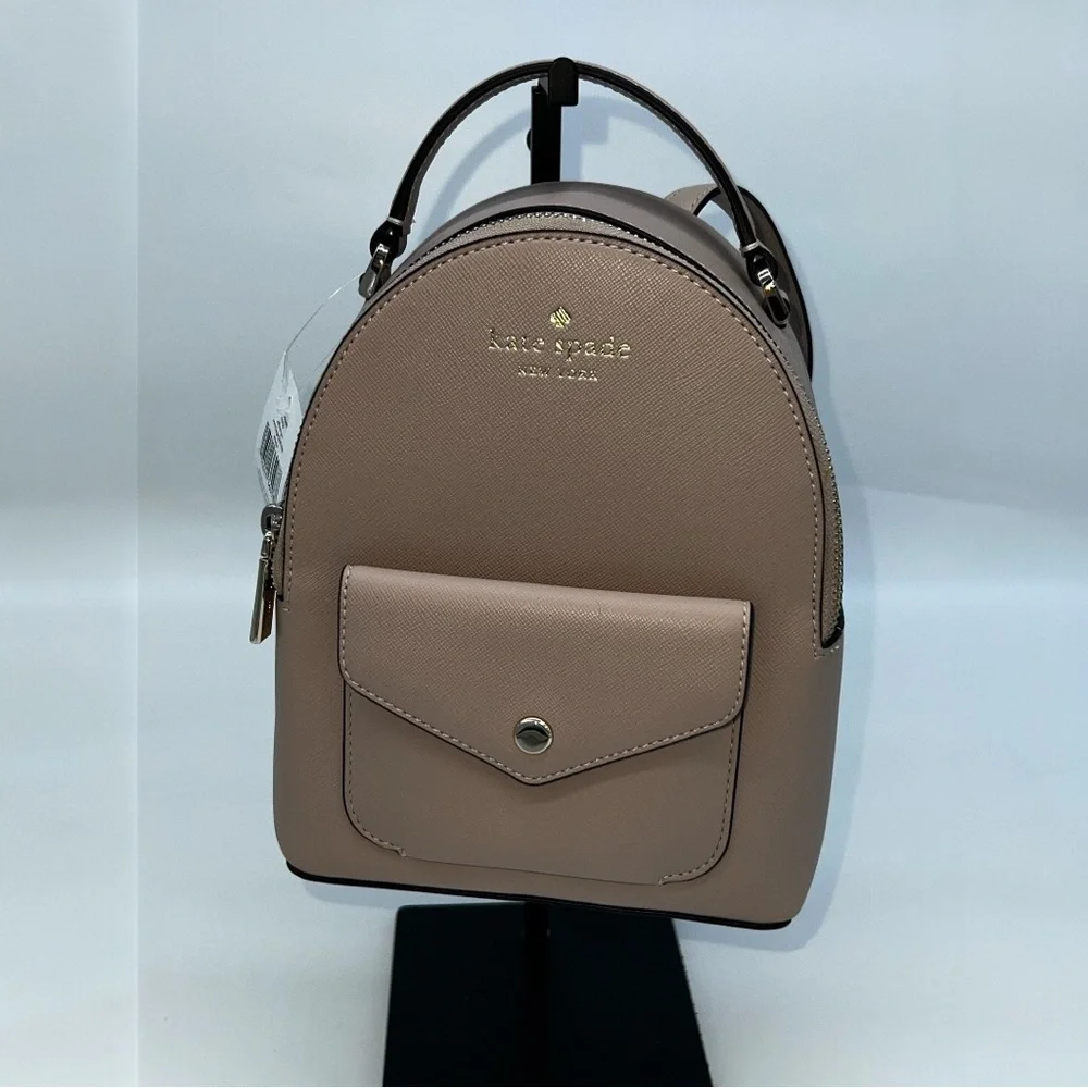 Kate Spade NWT Mini Backpack‎ In Warm Beige Color